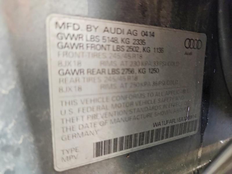 Aukcja sprzedaży 2014 Audi A4 Allroad, vin: WA1UFAFL1EA139914, numer aukcji: 70503886