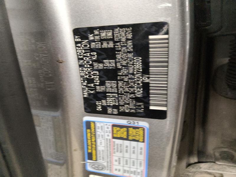 66096726 :رقم المزاد ، KNDETCA20N7236600 vin ، 2022 Kia Seltos مزاد بيع