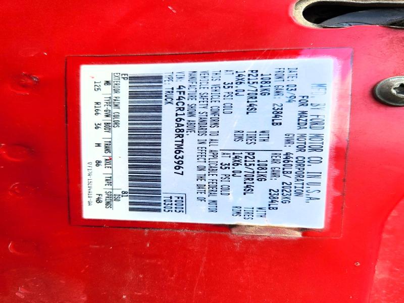 Aukcja sprzedaży 1994 Mazda B2300, vin: 4F4CR16A8RTM63967, numer aukcji: 66960686