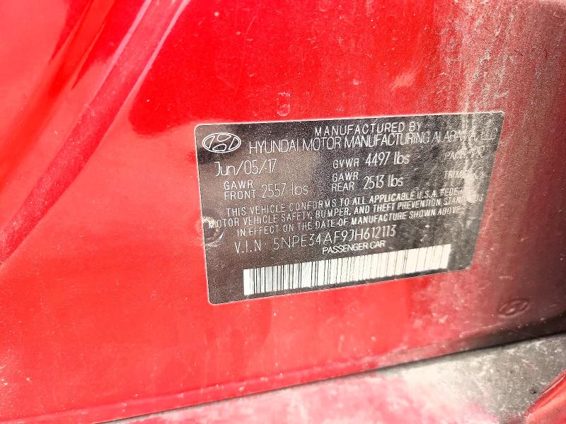 Aukcja sprzedaży 2018 Hyundai Sonata, vin: 5NPE34AF9JH612113, numer aukcji: 65870916