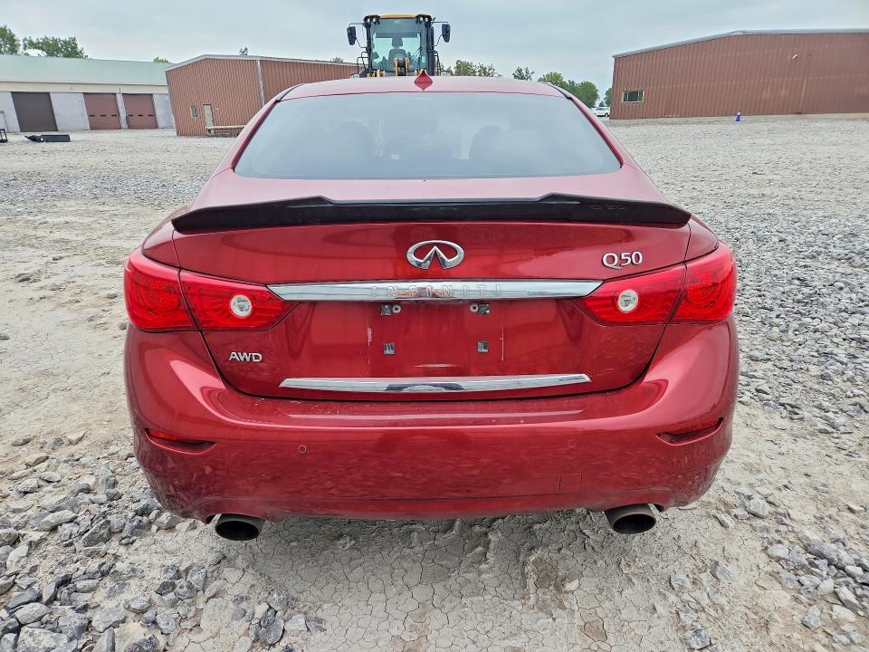 2014 Infiniti Q50 მანქანა იყიდება აუქციონზე, vin: JN1BV7AR3EM698039, აუქციონის ნომერი: 67483496