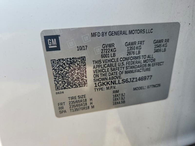 Продаж на аукціоні авто 2018 Gmc Acadia, vin: 1GKKNLLS6JZ146977, номер лоту: 66631606