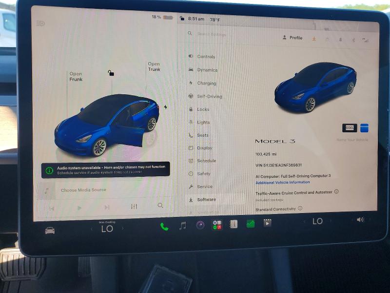 Aukcja sprzedaży 2022 Tesla Model 3, vin: 5YJ3E1EA2NF369831, numer aukcji: 67712116