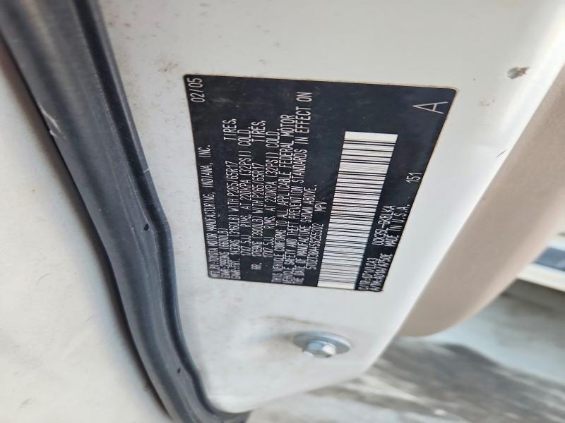 Aukcja sprzedaży 2005 Toyota Sequoia, vin: 5TDZT38A45S255302, numer aukcji: 68988376