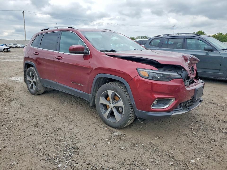 70867596 :رقم المزاد ، 1C4PJMDX4KD261220 vin ، 2019 Jeep Cherokee مزاد بيع