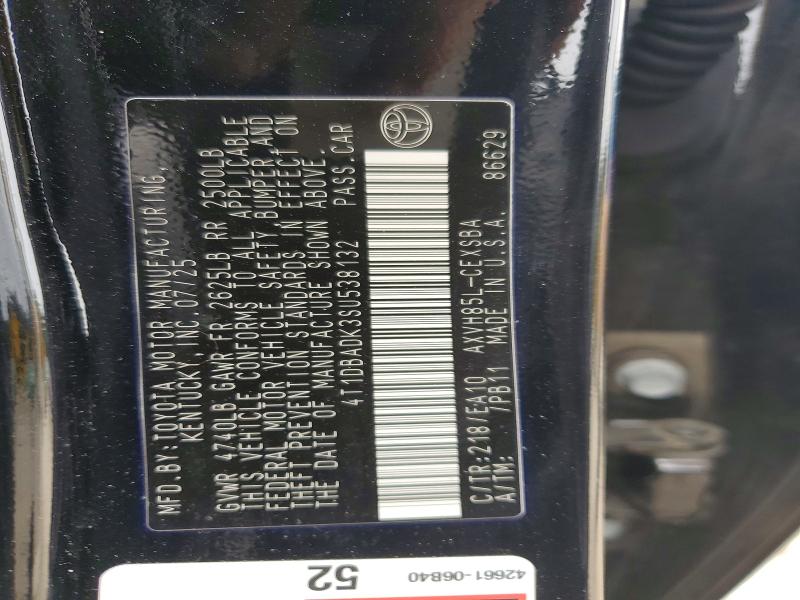 Продажа на аукционе авто 2025 Toyota Camry, vin: 4T1DBADK3SU538132, номер лота: 68585066