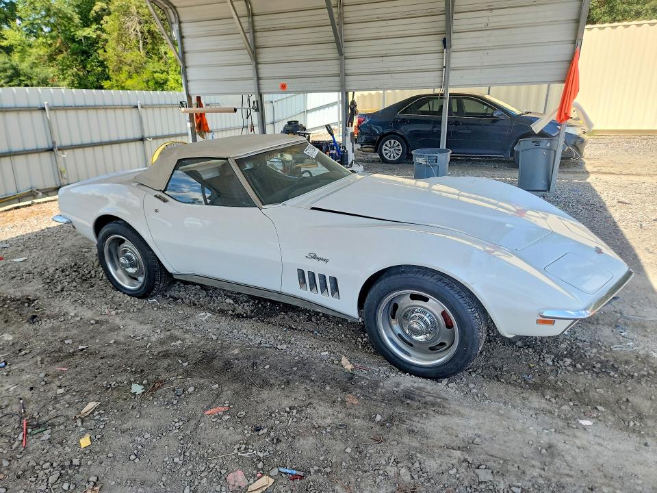 1969 Chevrolet Corvette მანქანა იყიდება აუქციონზე, vin: 194679S702710, აუქციონის ნომერი: 67313946
