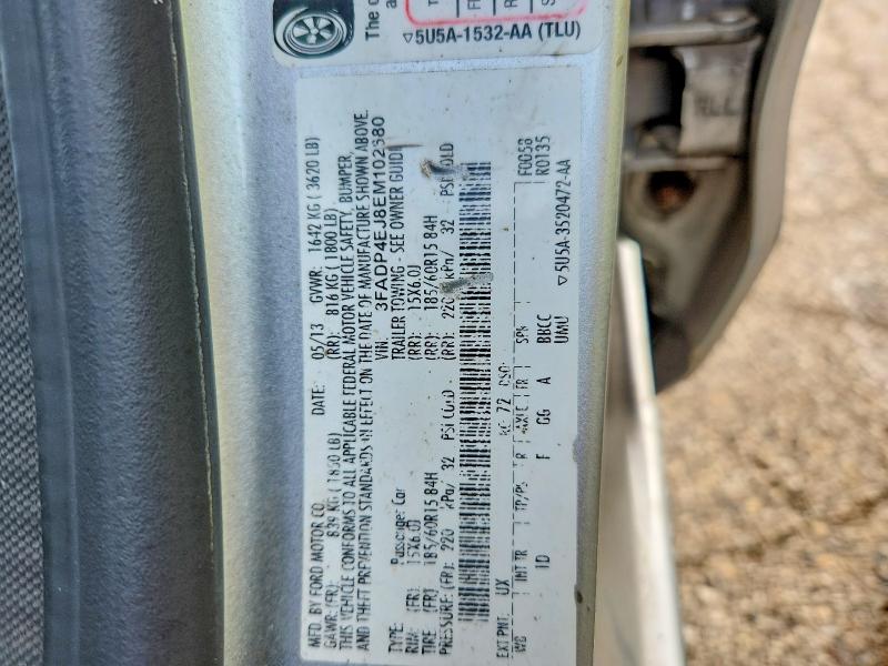 Продаж на аукціоні авто 2014 Ford Fiesta, vin: 3FADP4EJ8EM102680, номер лоту: 70879176