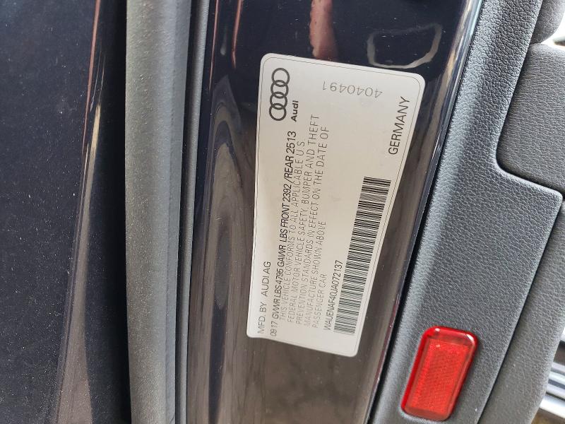 Aukcja sprzedaży 2018 Audi A4, vin: WAUENAF40JA072137, numer aukcji: 66774676
