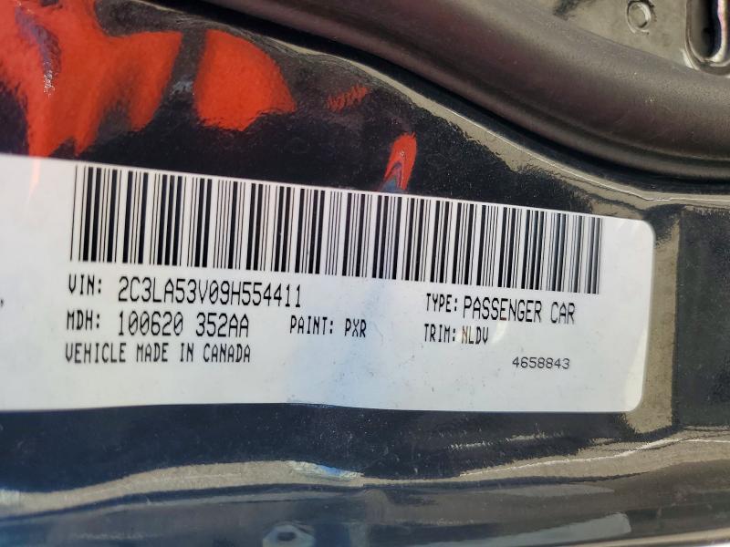 67374326 :رقم المزاد ، 2C3LA53V09H554411 vin ، 2009 Chrysler 300 مزاد بيع
