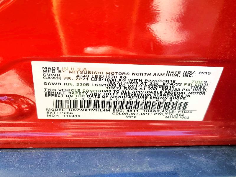 Продажа на аукционе авто 2015 Mitsubishi Outlander Sport, vin: 4A4AP3AU8FE060082, номер лота: 70181806