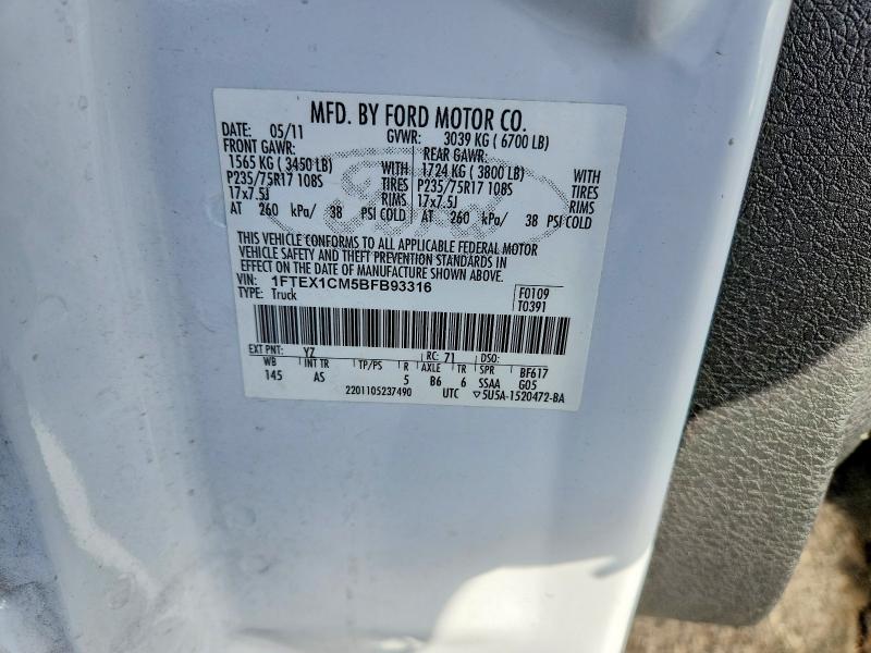Aukcja sprzedaży 2011 Ford F150, vin: 1FTEX1CM5BFB93316, numer aukcji: 67464506