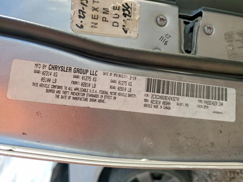 Продаж на аукціоні авто 2014 Dodge Charger, vin: 2C3CDXBG9EH243270, номер лоту: 66816436