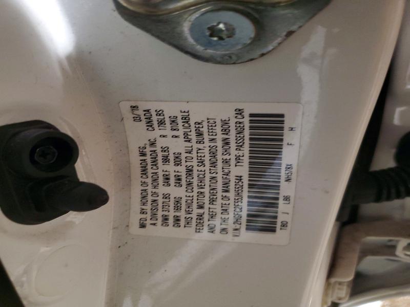 68098816 :رقم المزاد ، 2HGFC2F55JH552544 vin ، 2018 Honda Civic مزاد بيع