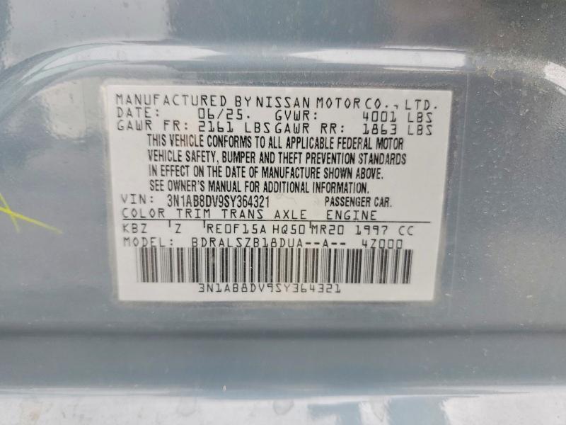 2025 Nissan Sentra მანქანა იყიდება აუქციონზე, vin: 3N1AB8DV9SY364321, აუქციონის ნომერი: 70524646