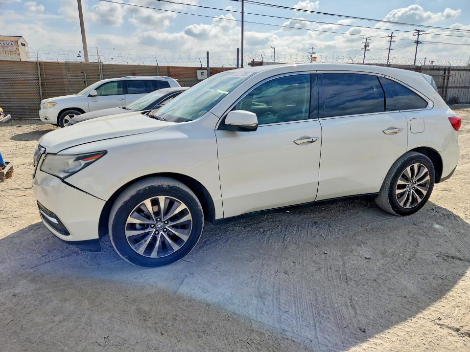 69822726 :رقم المزاد ، 5FRYD3H41FB003322 vin ، 2015 Acura Mdx مزاد بيع