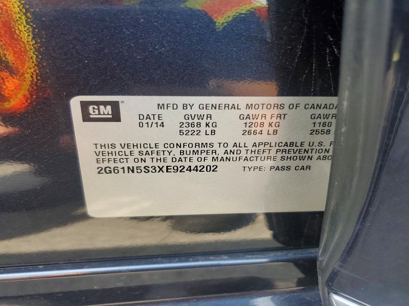 2014 Cadillac Xts მანქანა იყიდება აუქციონზე, vin: 2G61N5S3XE9244202, აუქციონის ნომერი: 67810856