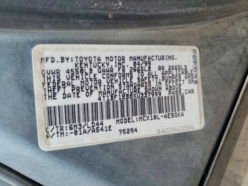 Aukcja sprzedaży 1999 Toyota Avalon, vin: 4T1BF18B8XU337999, numer aukcji: 70490376