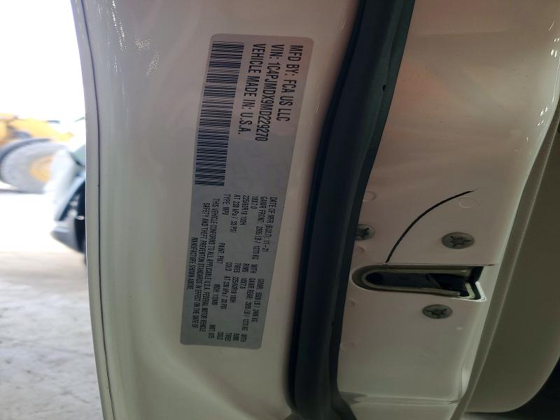 69077266 :رقم المزاد ، 1C4PJMDX9MD229270 vin ، 2021 Jeep Cherokee مزاد بيع