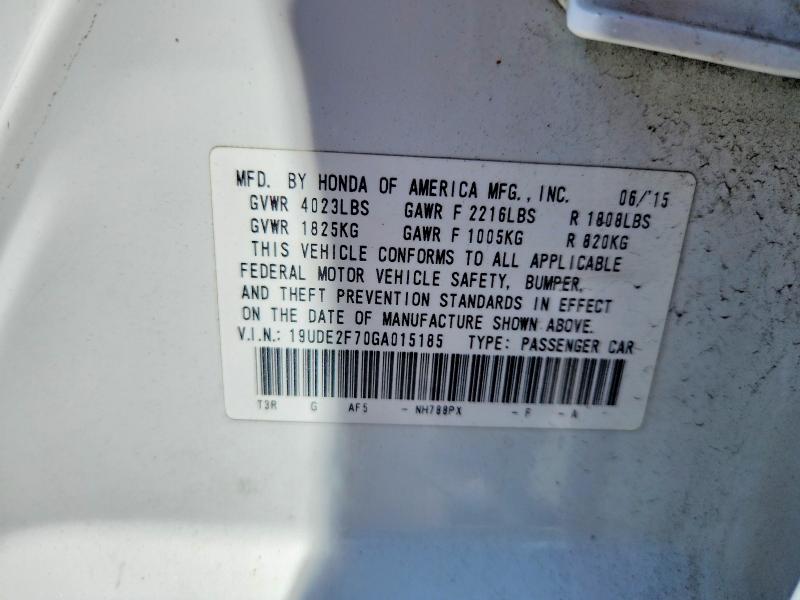 2016 Acura Ilx მანქანა იყიდება აუქციონზე, vin: 19UDE2F70GA015185, აუქციონის ნომერი: 67645536