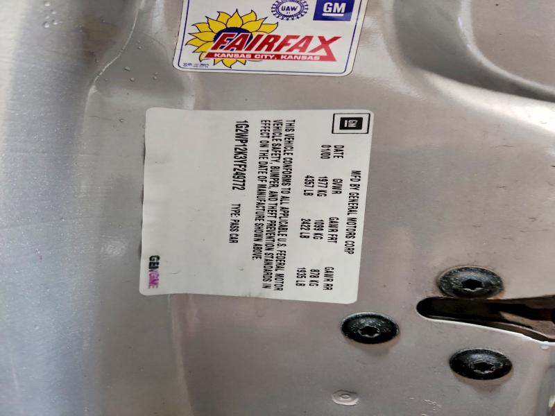 Продажа на аукционе авто 2000 Pontiac Grand Prix, vin: 1G2WP12K3YF249772, номер лота: 67999456