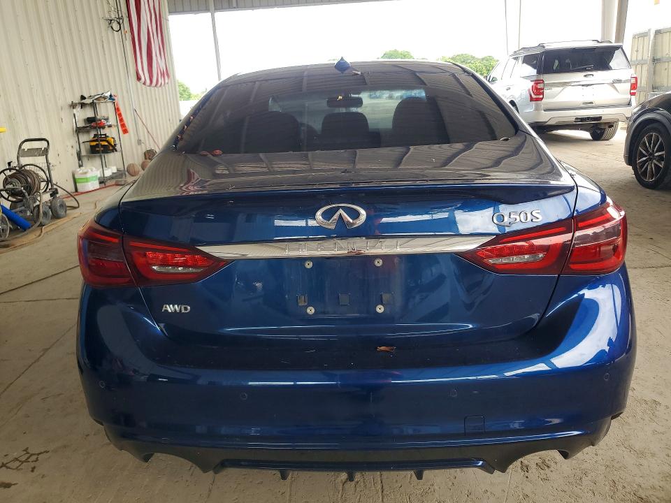 69723546 :رقم المزاد ، JN1EV7AR7JM433048 vin ، 2018 Infiniti Q50 مزاد بيع