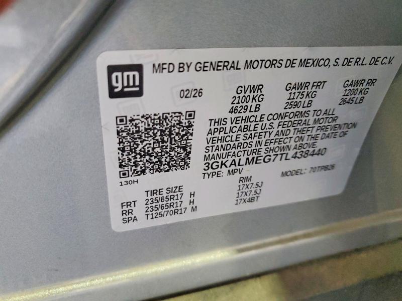 Продажа на аукционе авто 2026 Gmc Terrain, vin: 3GKALMEG7TL438440, номер лота: 67241126