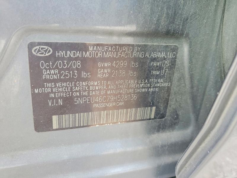 Aukcja sprzedaży 2009 Hyundai Sonata, vin: 5NPEU46C79H528136, numer aukcji: 70895726