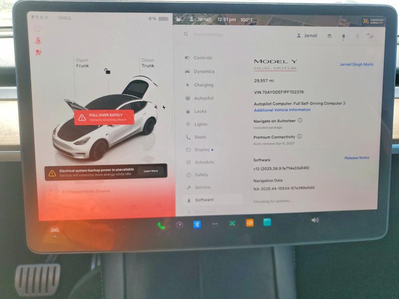 67335316 :رقم المزاد ، 7SAYGDEF1PF702376 vin ، 2023 Tesla Model Y مزاد بيع