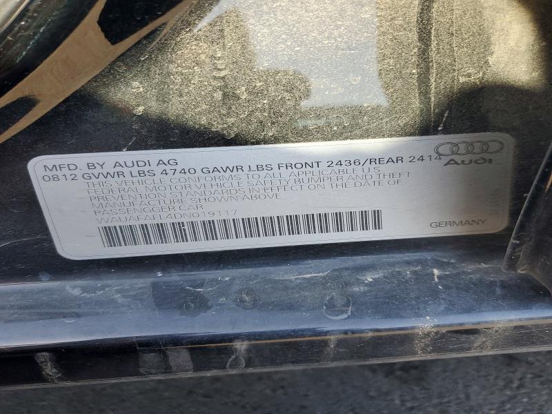 Aukcja sprzedaży 2013 Audi A4, vin: WAUAFAFL4DN019117, numer aukcji: 68845046