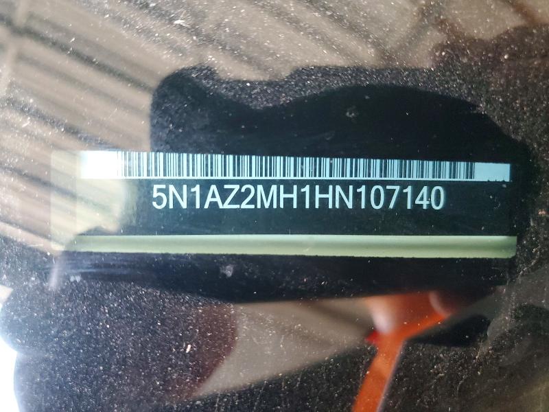 Aukcja sprzedaży 2017 Nissan Murano, vin: 5N1AZ2MH1HN107140, numer aukcji: 67993196