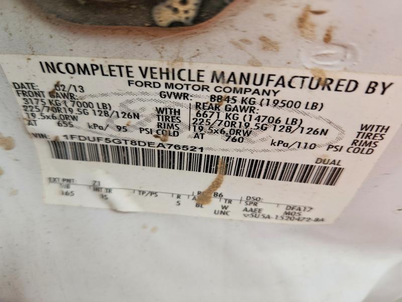 Продажа на аукционе авто 2013 Ford F550, vin: 1FDUF5GT8DEA76521, номер лота: 69607346