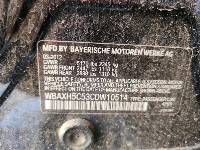 Aukcja sprzedaży 2012 Bmw 528, vin: WBAXH5C53CDW10514, numer aukcji: 67321276