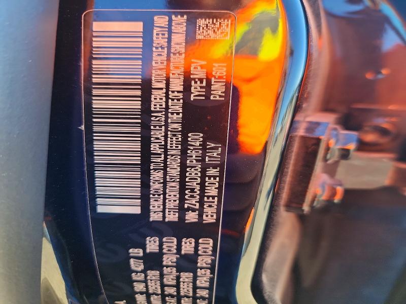2018 Jeep Renegade მანქანა იყიდება აუქციონზე, vin: ZACCJADB6JPH61400, აუქციონის ნომერი: 64574476