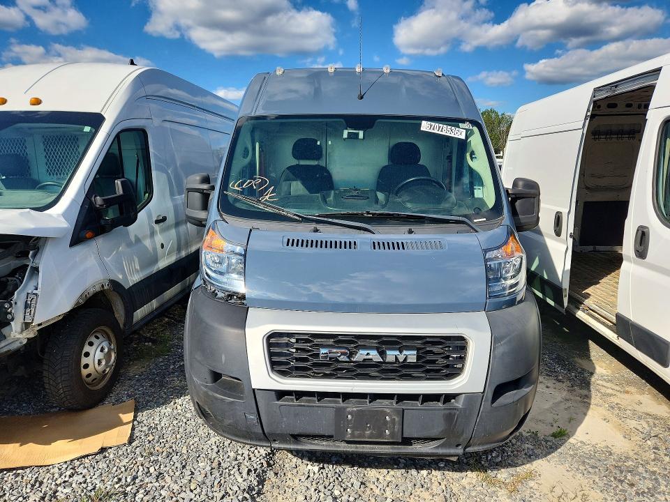 67078536 :رقم المزاد ، 3C6URVJG2LE139923 vin ، 2020 Ram Promaster 3500 مزاد بيع