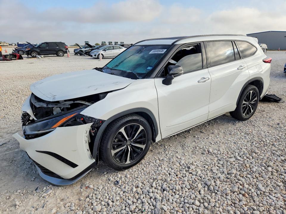 68888936 :رقم المزاد ، 5TDJZRAH9MS042558 vin ، 2021 Toyota Highlander مزاد بيع