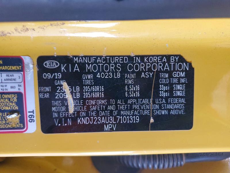 Продажа на аукционе авто 2020 Kia Soul, vin: KNDJ23AU3L7101319, номер лота: 68357566