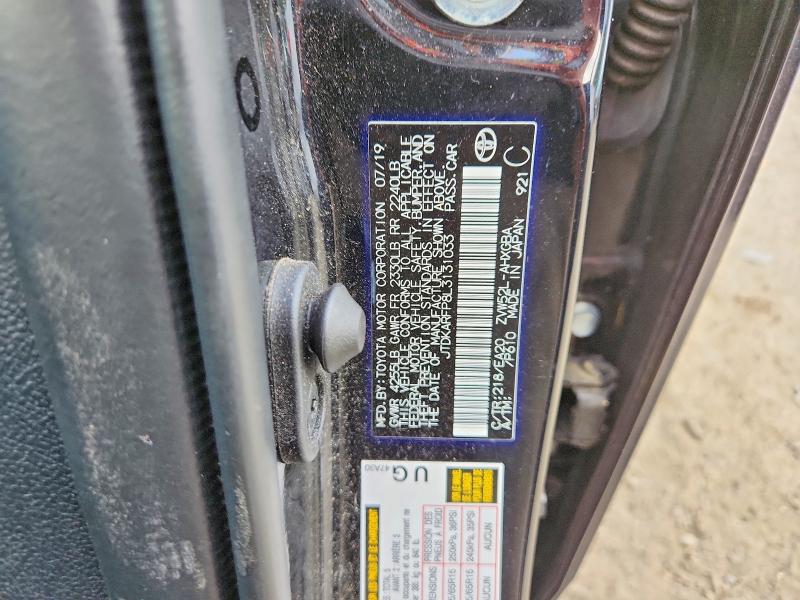 Продажа на аукционе авто 2020 Toyota Prius Prime, vin: JTDKARFP8L3131033, номер лота: 68152156