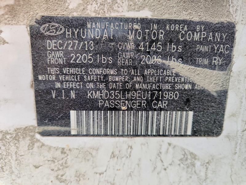 69714566 :رقم المزاد ، KMHD35LH9EU171980 vin ، 2014 Hyundai Elantra Gt مزاد بيع