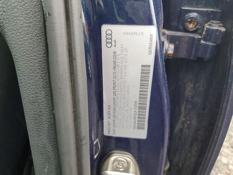 Aukcja sprzedaży 2020 Audi A3, vin: WAUAUGFF2LA102585, numer aukcji: 67259056