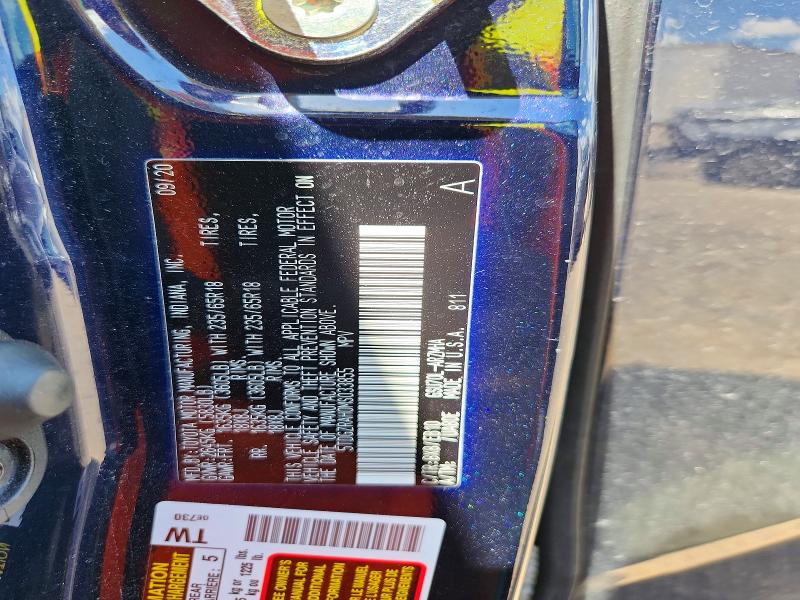 Продажа на аукционе авто 2021 Toyota Highlander, vin: 5TDGZRAH0MS033855, номер лота: 68866396