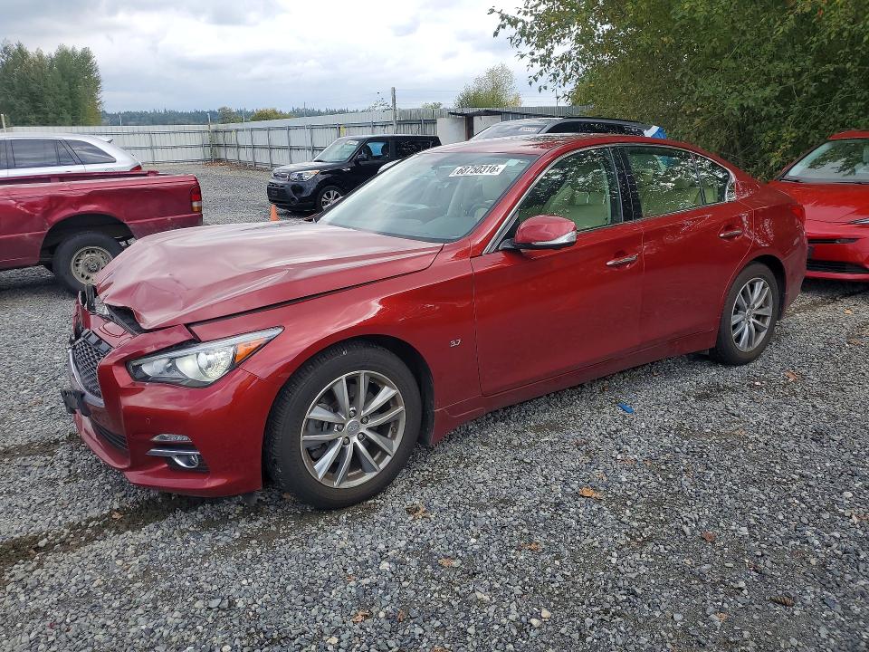 68750316 :رقم المزاد ، JN1BV7AR6FM402268         vin ، 2015 Infiniti Q50 مزاد بيع
