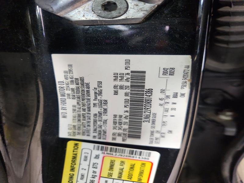 Aukcja sprzedaży 2013 Lincoln Mkz, vin: 3LN6L2J92DR814386, numer aukcji: 68590246