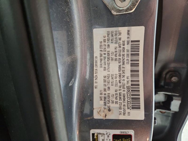 Aukcja sprzedaży 2012 Mazda Cx-9, vin: JM3TB3CV2C0334865, numer aukcji: 68585866