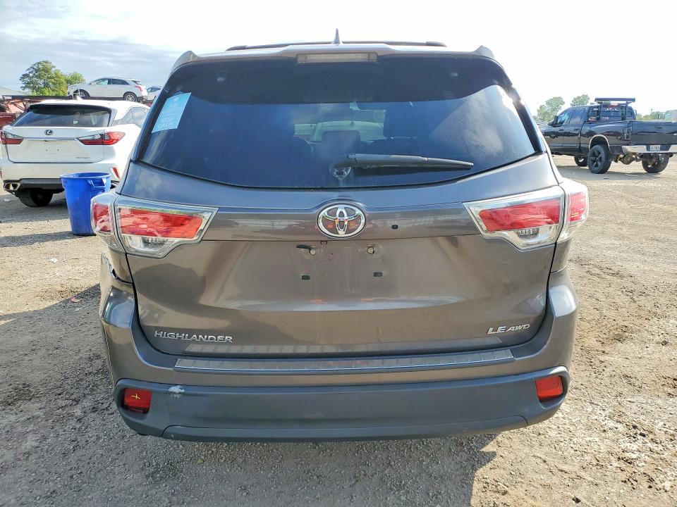 Aukcja sprzedaży 2014 Toyota Highlander, vin: 5TDBKRFH5ES007583, numer aukcji: 68004656