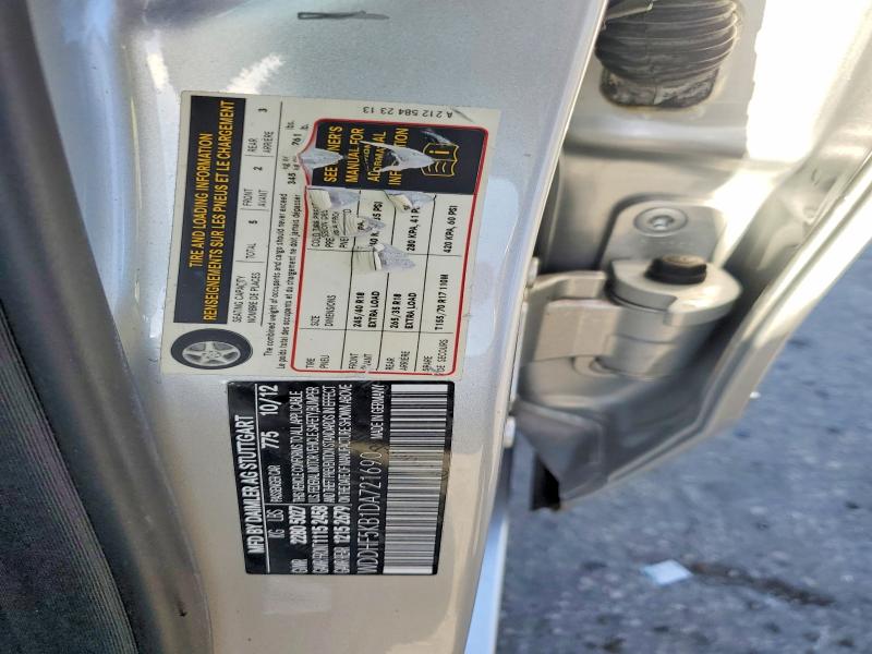 67189496 :رقم المزاد ، WDDHF5KB1DA721690 vin ، 2013 Mercedes-benz E مزاد بيع