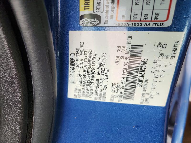 Продаж на аукціоні авто 2010 Ford Fusion, vin: 3FAHP0HA5AR259683, номер лоту: 70315886