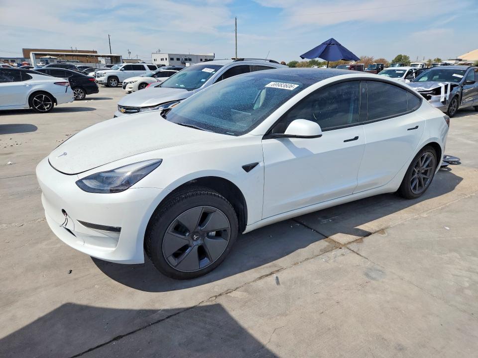 2023 Tesla Model 3 მანქანა იყიდება აუქციონზე, vin: 5YJ3E1EA7PF402597, აუქციონის ნომერი: 69983606