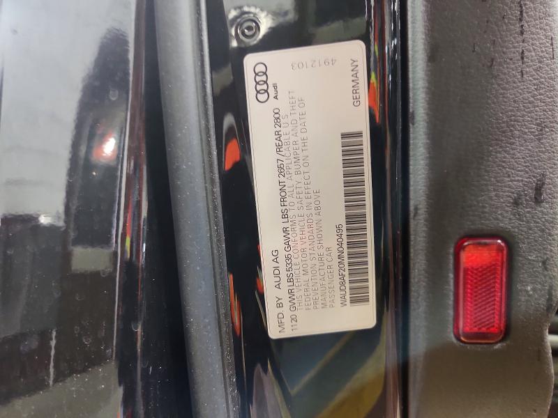 Aukcja sprzedaży 2021 Audi A6, vin: WAUD8AF20MN040495, numer aukcji: 67219946