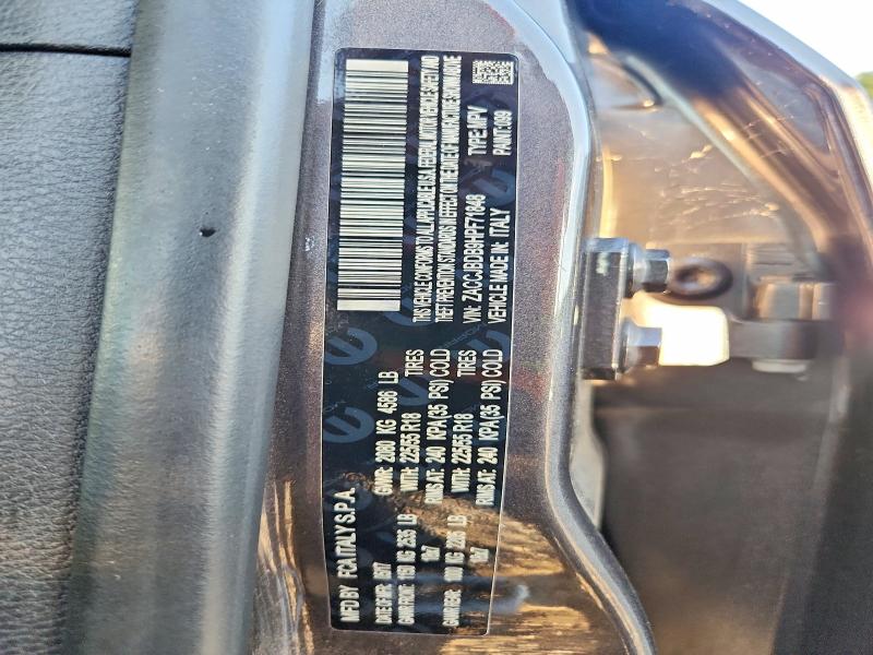Aukcja sprzedaży 2017 Jeep Renegade, vin: ZACCJBDB9HPF71848, numer aukcji: 68412626